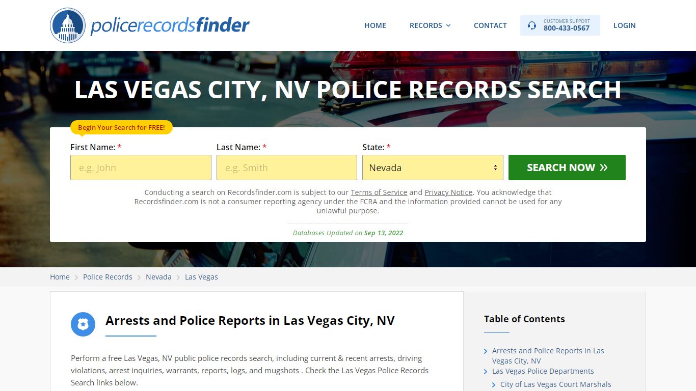 Las Vegas, San Miguel County, NV Police Reports & Police Department Records